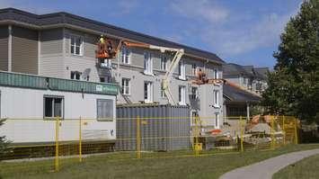 Maxwell Park Place expansion project. August 18, 2025. (Photo by Natalia Vega)