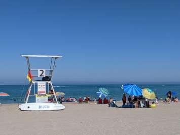 Grand Bend Beach. August 2022. (Photo by Natalia Vega)