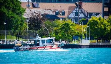 Marine 1 Fire Rescue Boat. Photo courtesy of Sarnia Fire Rescue via Facebook. 