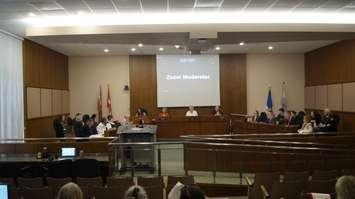 Sarnia council in session. October, 2023. Blackburn Media photo by Melanie Irwin.