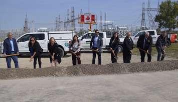 Ground breaking of the new St. Clair Transmission Line. September 9, 2025. (Photo by Natalia Vega) 