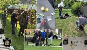 Sarnia police make multiple arrests during an enforcement sweep (Photo by: Sarnia police)