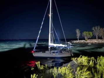 A boat in distress was called into Sarnia Fire Rescue (Photo by: Sarnia Fire)
